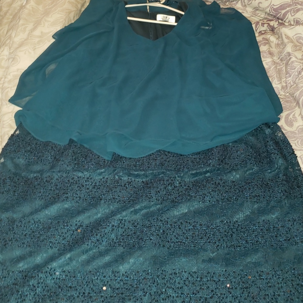 Turquoise dress